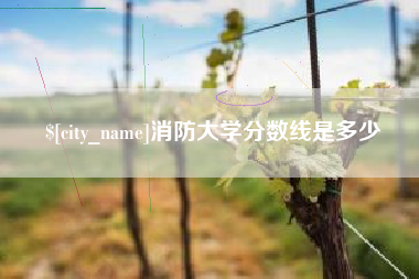 五家渠消防大学分数线是多少
