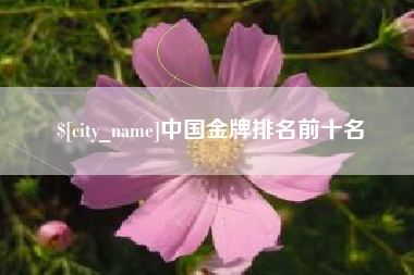 五家渠中国金牌排名前十名