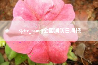 五家渠全国消防日海报