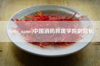 五家渠中国消防救援学院副院长