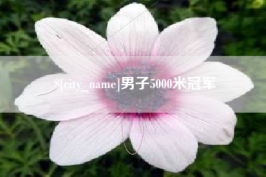 五家渠男子5000米冠军
