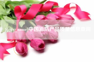 五家渠中国消防产品质量信息查询