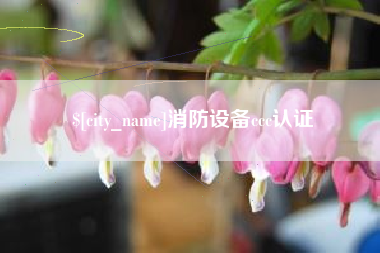 五家渠消防设备ccc认证