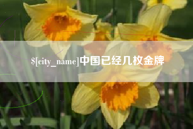 五家渠中国已经几枚金牌
