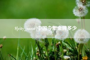 五家渠中国今年金牌多少