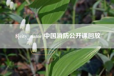 五家渠中国消防公开课回放