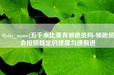 五家渠五千米比赛有领跑员吗-领跑员会按照既定的速度匀速前进