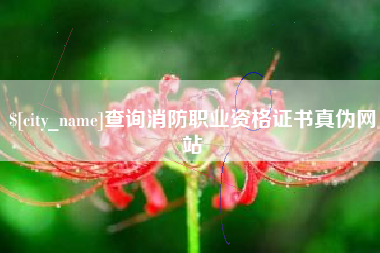 五家渠查询消防职业资格证书真伪网站