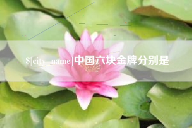 五家渠中国六块金牌分别是