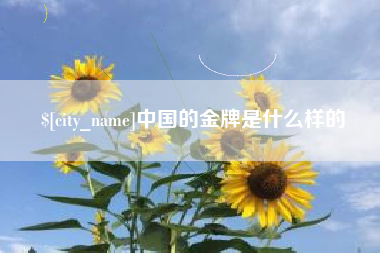 五家渠中国的金牌是什么样的