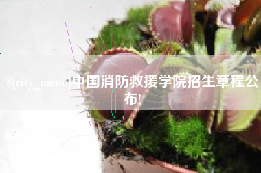 五家渠中国消防救援学院招生章程公布!