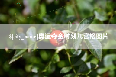 五家渠奥运夺金时刻九宫格图片